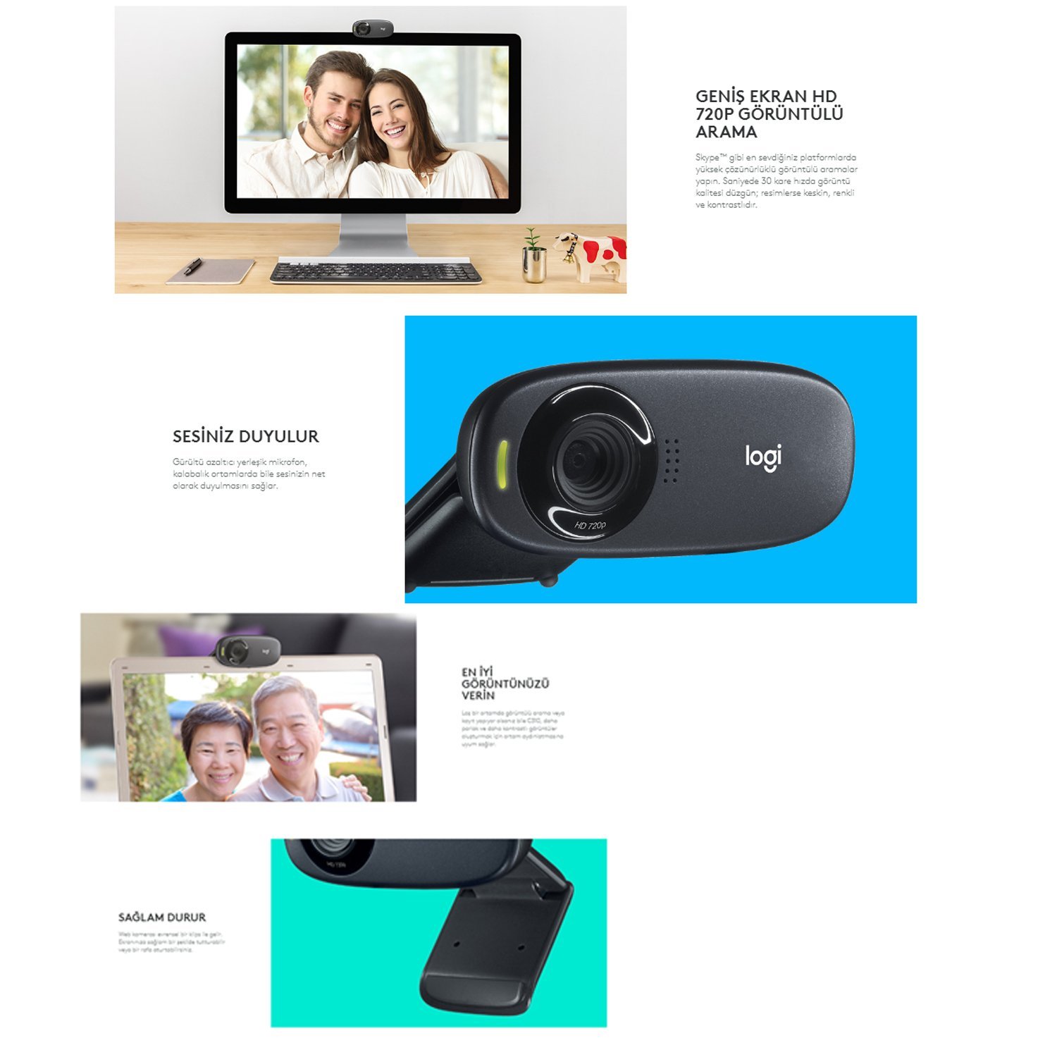 Logitech C310 HD Webcam